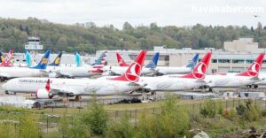 THY'nin uçakları Boeing tesislerinde bekliyor