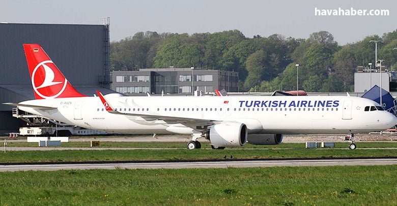 Türk Hava Yolları’nın Airbus’a sipariş verdiği A321Neo tipi TC-LSG tescilli uçağı önceki gece Türkiye’ye geldi.
