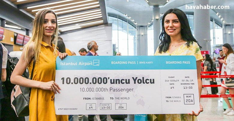 İGA 57 günde 10 milyon yolcuyu ağırladı