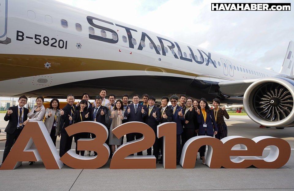 Tayvan'ın yeni havayolu şirketi StarLux, ilk uçağını bugün Airbus'tan teslim aldı.