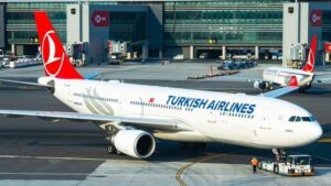 Türk Hava Yolları'nın TC-JNB tescilli A330-200 tipi uçağı