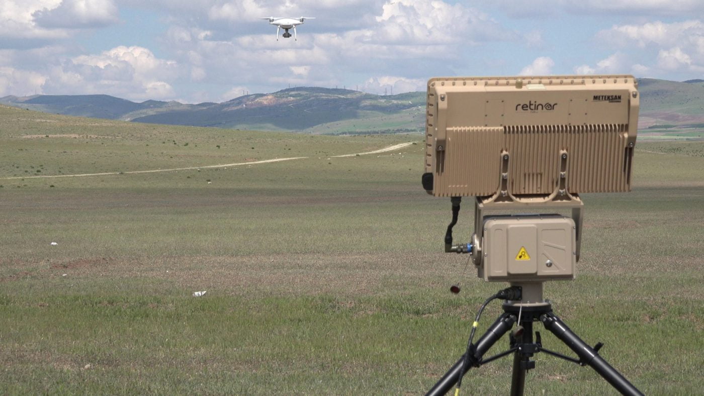 Güvenlik güçleri droneları Retinar ile yakalayacak