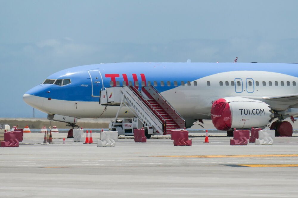 TUI Airways Boeing 737 MAX 8 Grounded