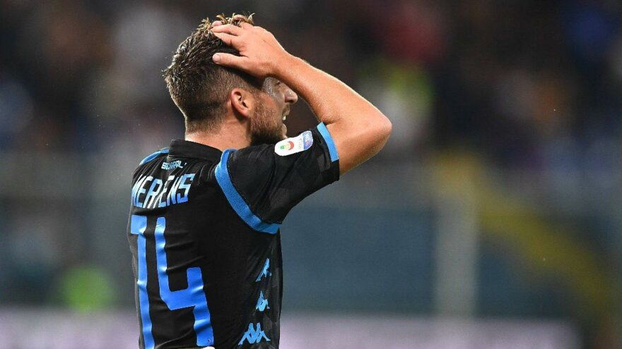 Dries Mertens’in uçağı pistten çıktı