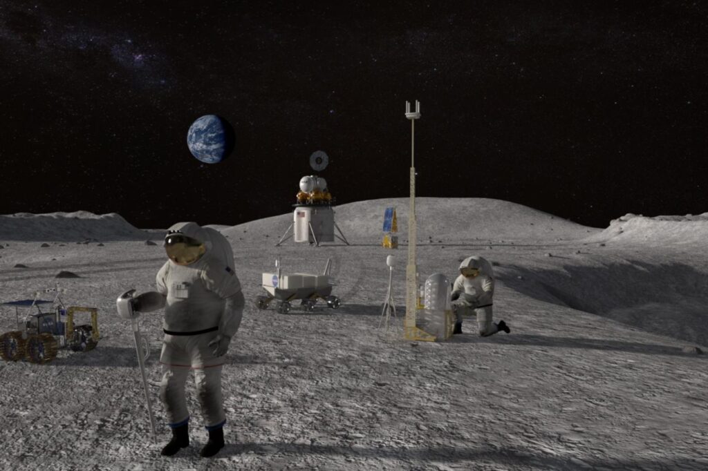 Uzay ajansı Artemis Projesi kapsamında Ay'da insanlar için koloni kurmayı hedefliyor (NASA)