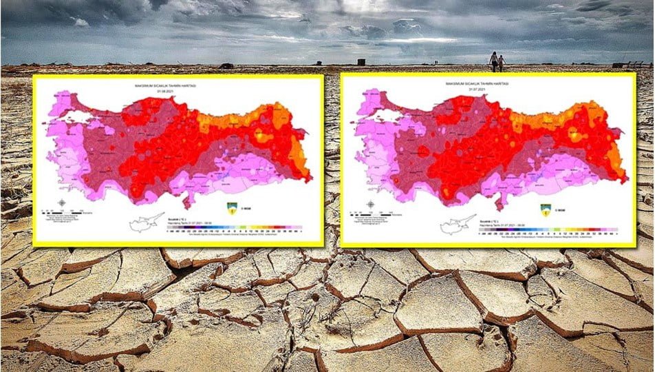 Meteoroloji haritayla uyardı Aşırı sıcaklara dikkat