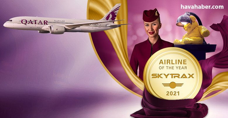 Qatar-Airways,-Rekor-Kırarak-Skytrax-Tarafından-Altıncı-Kez-'Yılın-Havayolu'-Seçildi