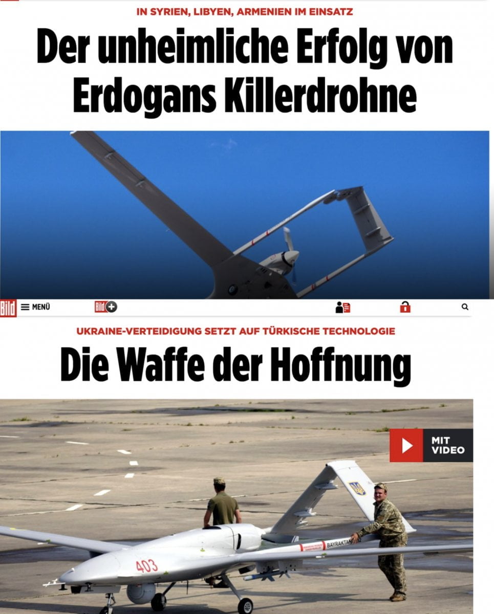 Alman Bild gazetesinin iki yüzlülüğü: Karabağ'da "Katil", Ukrayna'da "Umudun silahı"