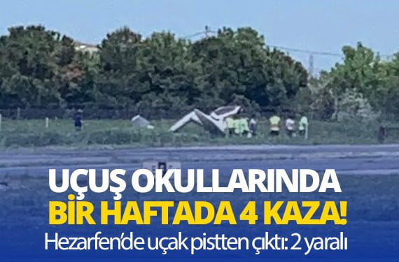 Uçuş okullarında 1 haftada 4 kırım