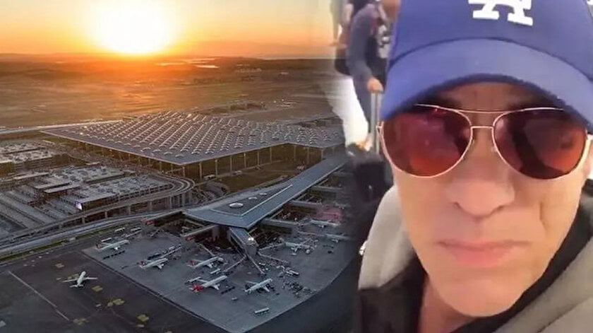 Amerikalı aktör Robert Davi İstanbul Havalimanı’na hayran kaldı