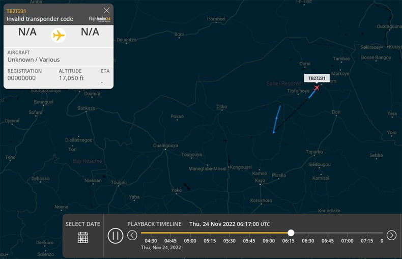 Bayraktar TB2’ler Burkina Faso’da radarda göründü
