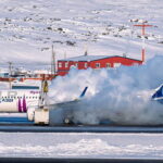 Uçağın Iqaluit’te testlerini tamamladıktan sonra yeniden Toulouse’a döndüğü bildirildi.