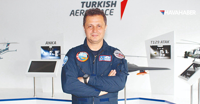 Test pilotu Ercan Çelik,