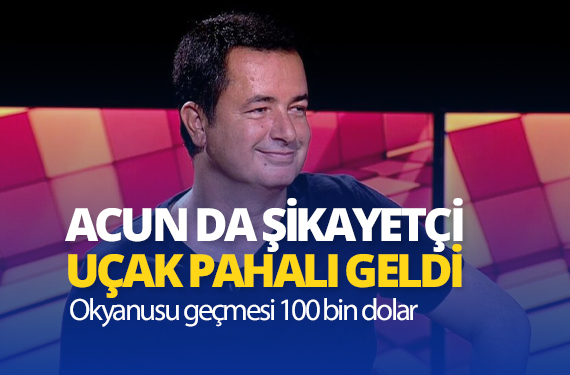 Acun Ilıcalı, uçak masrafına dikkat çekti.. Uçağın okyanusu geçmesi 100 bin dolar_