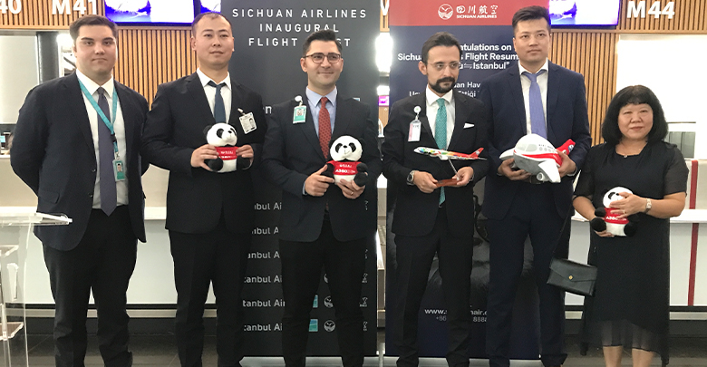 İstanbul Havalimanı'nın 91. misafiri Sichuan Airlines oldu