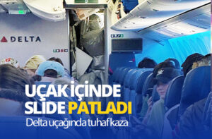 delta Delta uçağında slide
