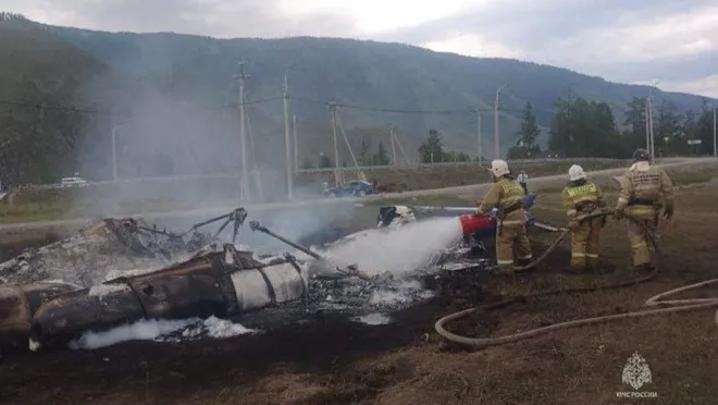 rusya helikopter kazası