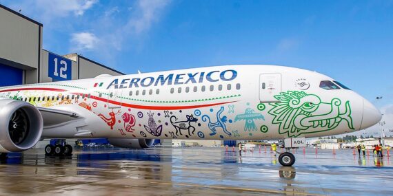Aeromexico uçağında doğan bir bebeğe ve ailesine 90 ücretsiz uçuş hediye edildi