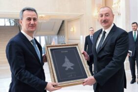 Haluk Görgün'den İlham Aliyev’e KAAN savaş uçağı hediyesi