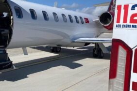 Ambulans uçak 3 günlük bebek için havalandı