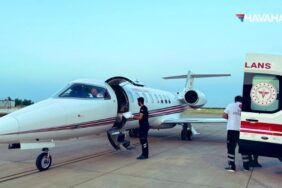 Ambulans uçak akut karaciğer yetmezliği yaşayan Asmin için Mardin'den havalandı