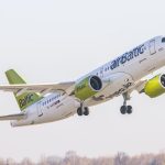 Vilnius,Airport,,Lithuania,Â,October,30,,2021:,Airbaltic,Airbus,A220