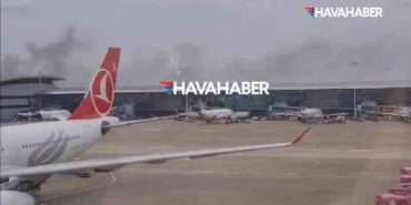 Görüntüleri Hava Haber yayınladı!... Brüksel Havalimanı'nda Yangın Paniği