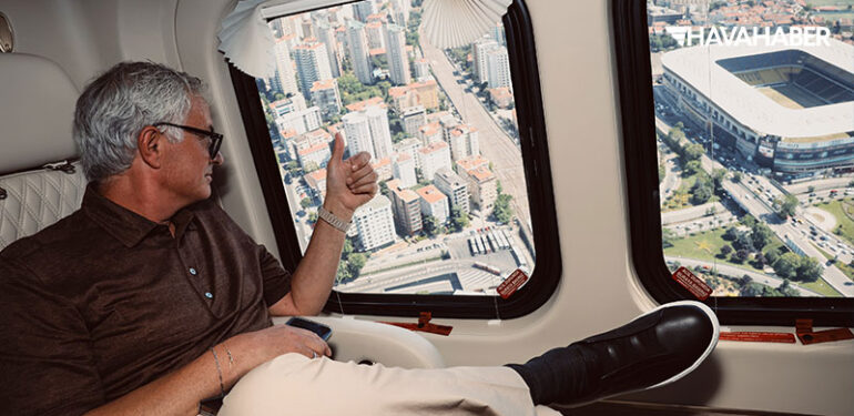 Jose Mourinho Fenerbahçe İçin özel uçakla İstanbul’a geldi