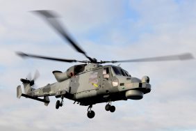 Royal Navy Wildcat Helicopter