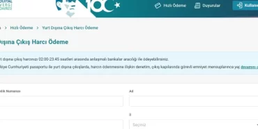 Yurt Dışına Çıkış Harcı Ödeme- 2024-2025 Güncel Yöntemler