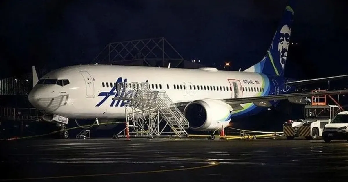Alaska Airlines havada kapısı açılan 737 Max 9'u Boeing'e iade etti