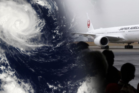 Shanshan Tayfunu Japonya'da üst düzey alarma sebep oldu