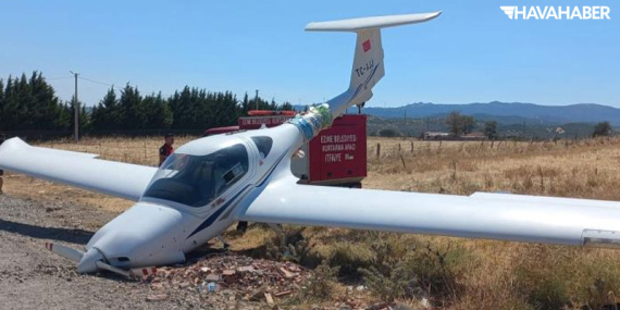 Çanakkale’de Eğitim Uçağı Tarlaya Acil İniş Yaptı: İki Pilot Yaralı