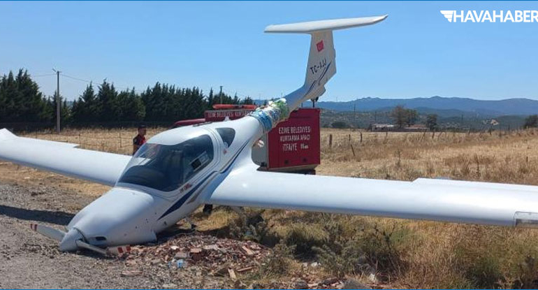Çanakkale’de Eğitim Uçağı Tarlaya Acil İniş Yaptı: İki Pilot Yaralı