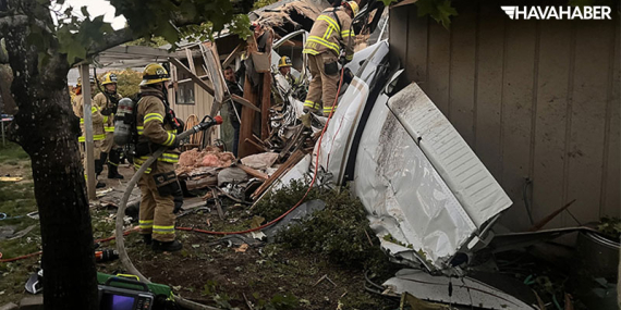 ABD’nin Oregon Eyaletinde Küçük Uçak Binaya Çarptı: 2 Ölü, 1 Yaralı