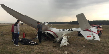 Bursa'da eğitim uçağının düşmesi sonucu iki pilot öldü