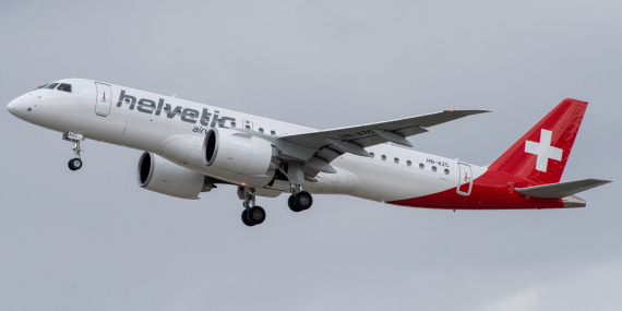 Helvetic Airways, Filosuna Dördüncü Embraer E195-E2 Uçağını Ekledi