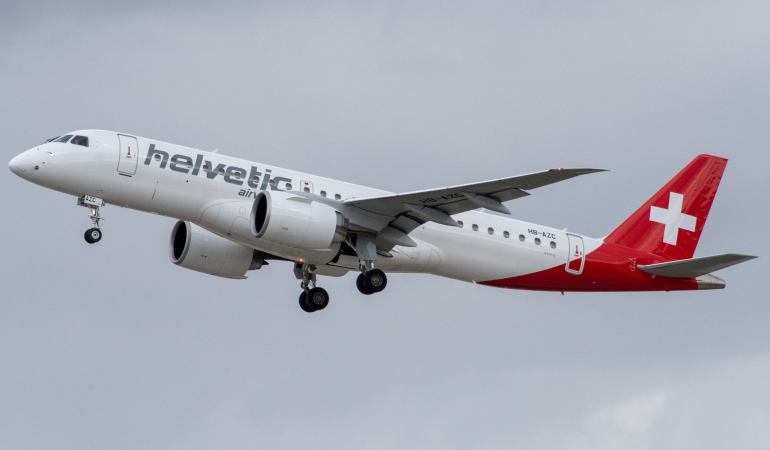 Helvetic Airways, Filosuna Dördüncü Embraer E195-E2 Uçağını Ekledi