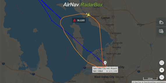 Delta Airlines Uçağında Kabin Basıncı Düştü, Uçak Geri Döndü
