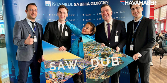 Sabiha Gökçen’den Dublin uçuşları başladı