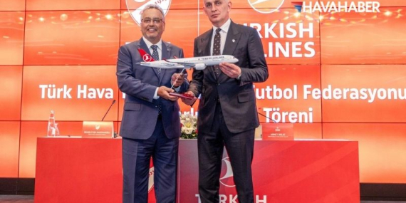 Türk Hava Yolları, Türkiye Futbol Federasyonu ile 2024-2025 sezonu için sponsorluk anlaşması imzaladı