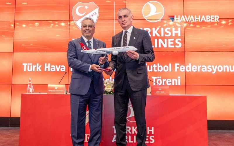 Türk Hava Yolları, Türkiye Futbol Federasyonu ile 2024-2025 sezonu için sponsorluk anlaşması imzaladı