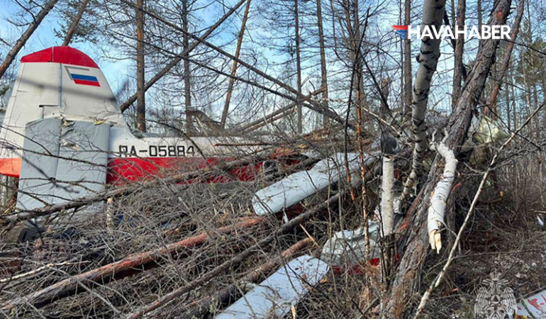 Rusya’da AN-3 Tipi Uçak Düştü: 1 Ağır Yaralı