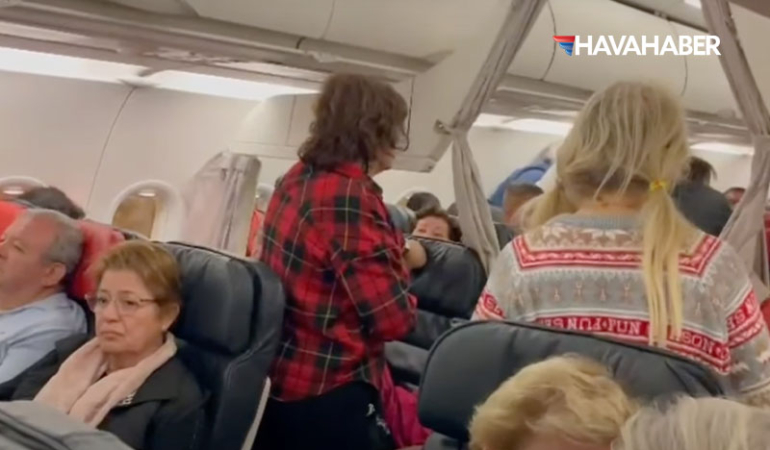 THY’nin Van-İstanbul Uçağında Panik Anları: Yolcu Panik Atak Geçirdi