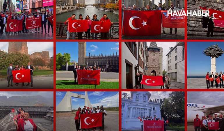 Türk Hava Yolları, 29 Ekim’de Türk Bayrağı Temasıyla Birbirinden Özel Projelere İmza Attı
