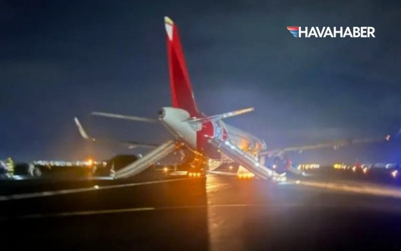 Avianca Uçağı Motor Arızası Nedeniyle Kalkıştan Vazgeçti