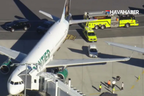 Boston Havalimanı’nda Çarpışma American Airlines Uçağı Frontier Uçağına Çarptı