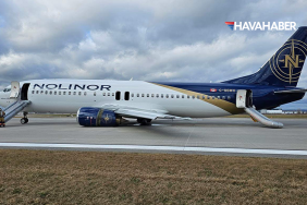 Nolinor Havayolları’na ait 737-400 tipi uçağın iniş takımı açılmadı Uçak gövde üzerine iniş yaptı