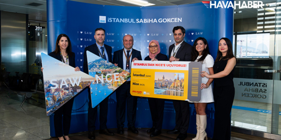 Sabiha Gökçen’den Güney Fransa’ya Direkt Uçuş! Pegasus Nice Seferlerine Başladı