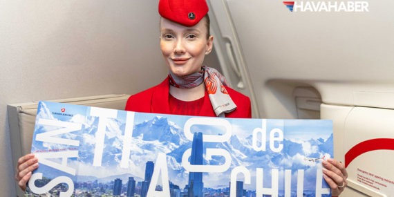 Türk Hava Yolları’nın Güney Amerika’da Yeni Rotası Şili Santiago oldu
